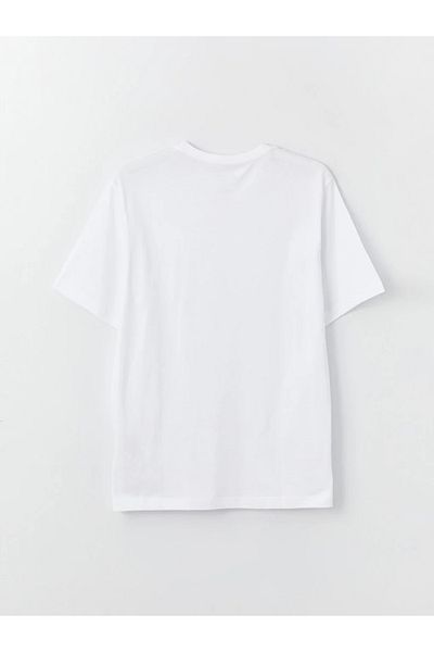 LC Waikiki Ανδρικό μπλουζάκι LCWAIKIKI Classic Crew με κοντό μανίκι χτενισμένο βαμβακερό