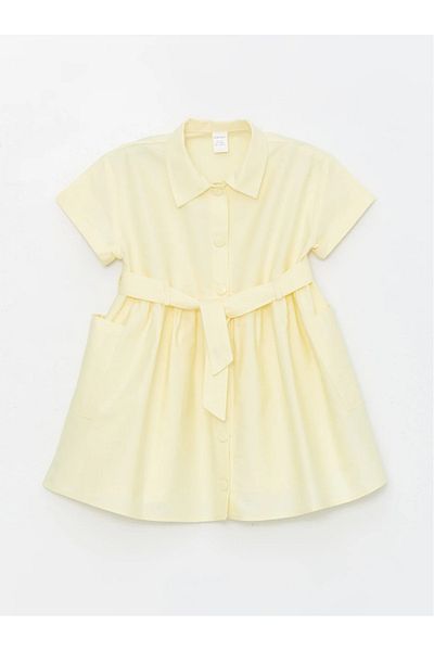 LC Waikiki LCW Baby - Baby Collar Short Sleeve Dress for Baby Girl