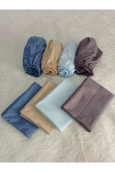 Wenaris ملاءة سرير قطنية للسرير 120*160 سم وغطاء وسادة
