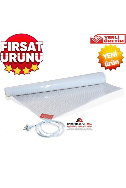 Markanial Elektrikli Halı Altı Isıtıcı ( 180x300 - 6 Metrekare ) 0.35 MM Yeni...