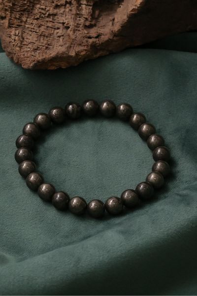 Dünya Doğal Taş Pyrite Stone Bracelet