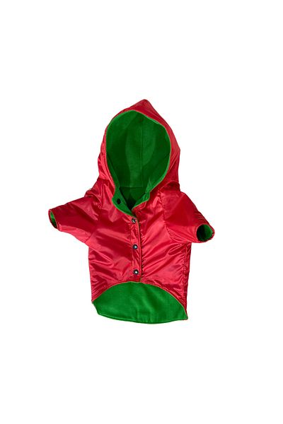 Patte Zone Watermelon Red - Large Breed Dog Raincoat
