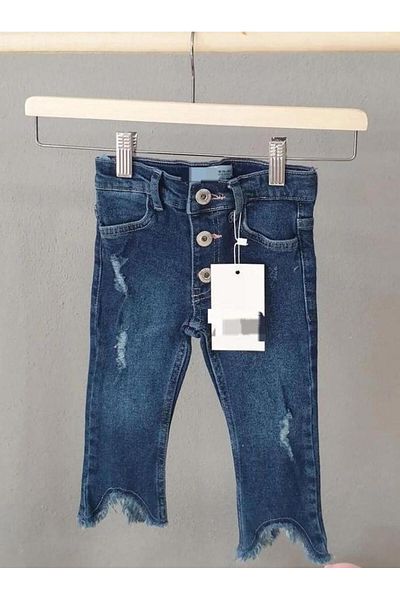 ZEHRACE KİDS Fringed Flared-Tassel Detailed Jeans 1
