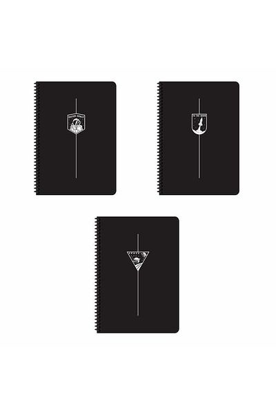 KESKİN COLOR Sharp321322-99 A4 80 YpCheckered Pp Cover Spiral Space Notebook