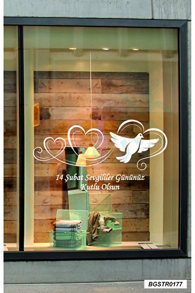 bizerk görsel 14 Şubat Sevgililer Günü Valentine's Day beyaz güvercin kalp Vi...