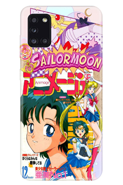 Newon سامسونج A31 بحار القمر القمر المحارب مطبوعة غطاء الهاتف غطاء الغلاف