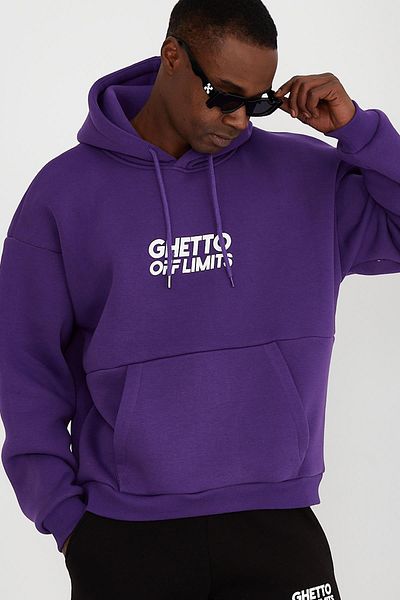Ghetto off limits Hanorac de bază oversize unisex violet