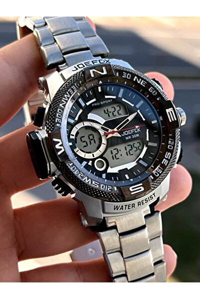 Joefox JOE-KJ03 Joefox Digital&Analog Chronometer+Calendar+Alarm+Lighting Men's Wristwatch
