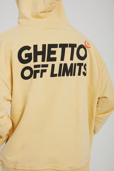 Ghetto off limits - Back Logo Printed Hoodie