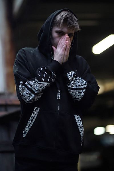 Ghetto off limits G-hoodie Zipper Black