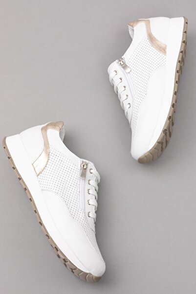 Gondol Içi Dışı Hakiki Deri Anatomik Taban Spor Ayakkabı Gnd.20578