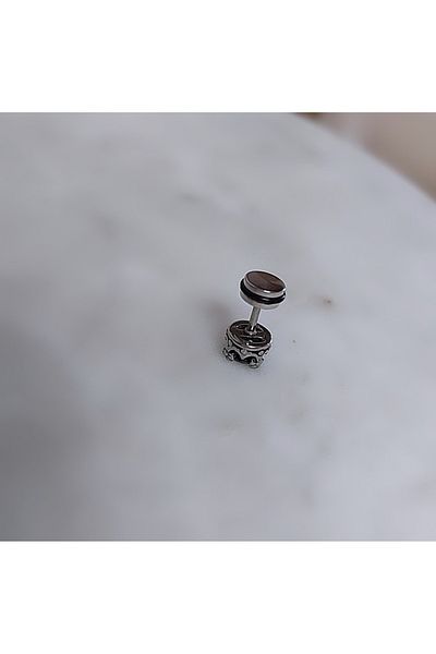 Atölye Eliz 316L Stainless Steel Men's Earrings Saga