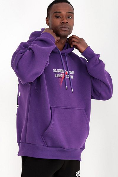 Ghetto off limits Hanorac mov unisex supradimensionat Elevated Minds