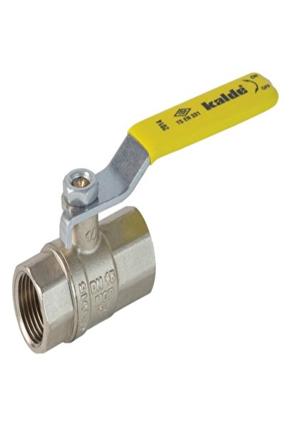 KALDE 1/2" Kilitli Doğalgaz Vanası /ts-en331 1 Koli (50 Adet)