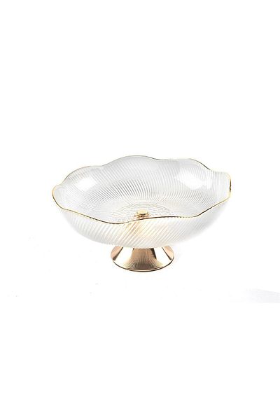 Mikasa Moor Gold Footed Glass Service 19x9cm