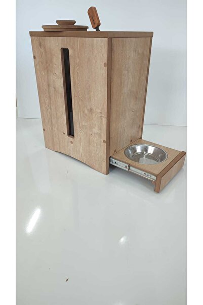 GÜLEN MOBİLYA ÖZEL YAPIM OTOMATİK KOLLU KEDİ ve KÖPEK MAMA KABI