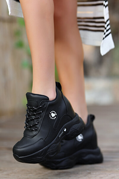 Madam Tarz Rose Kadın Gizli Topuklu Dolgu Spor Günlük