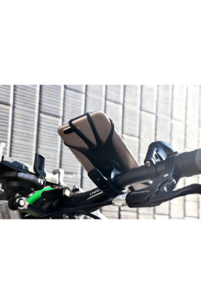 güvenlisepet Bisiklet Elektrikli Scooter Silikon Telefon Tutucu Bebek Arabası vb.Uyumlu Gidona Bağlantılı Mininal