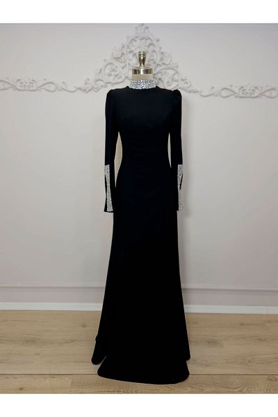 Prive Crepe Evening Dress Clara