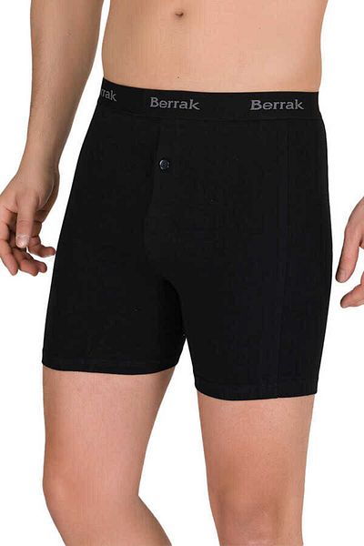 Berrak Ανδρικό Elestan Licra Buttoned Long Boxer 1 Τεμάχιο