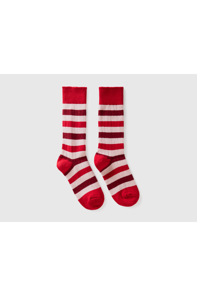 United Colors of Benetton Șosete unisex cu model mixt roșu