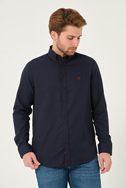 Catto Peak Сорочка Regularfit з деталями на стрічці