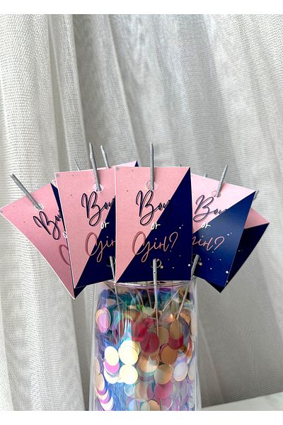The Istanbul Event 10-Piece Gender Party Girl or Boy "Boy or Girl" Party Torch