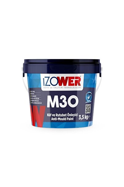 izower M 30 Küf Ve Rutubet Önleyici Anti-mould Paint- Beyaz- 3.5 Kg