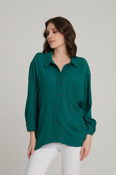 Quzu Oversize Button Detailed Shirt