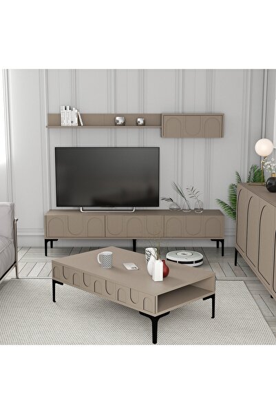 Variant Mobilya Lyon 2li Salon Takımı - Atlas / Siyah