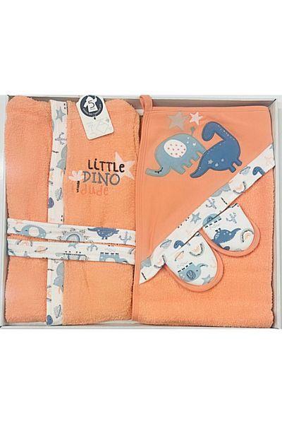 Miniworld Dino Bathrobe Set