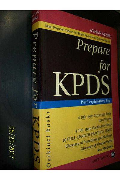 Hacettepe Taş PREPARE FOR KPDS - AYHAN SEZER