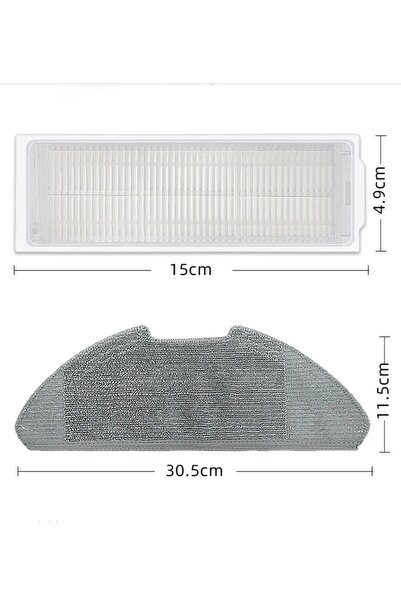 srfn ticaret Xiaomi Mi Robot Vacuum Mop 2 Pro και Lite - Συμβατή βούρτσα και φίλτρο