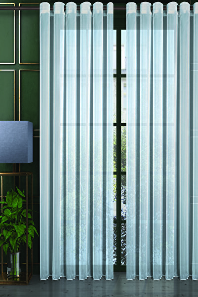 De'Vor Pırıltı Tül Perde Yüksek Kaliteli Kumaş, Rustik için Kuşgözlü Dikim