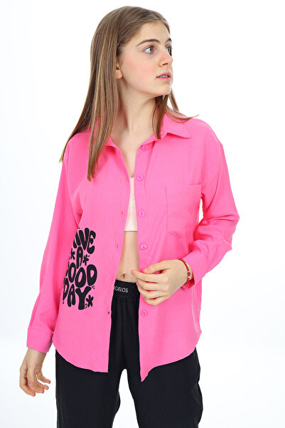 ANGELOS GIRLS Girl's Printed Shirt 9-14 Years Lx310