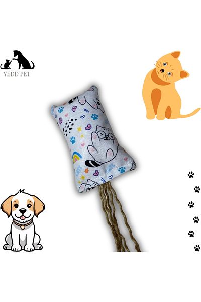 YEDD Cat Dog Toy with Catnip Pet Herb Stress Catching Teething Toy
