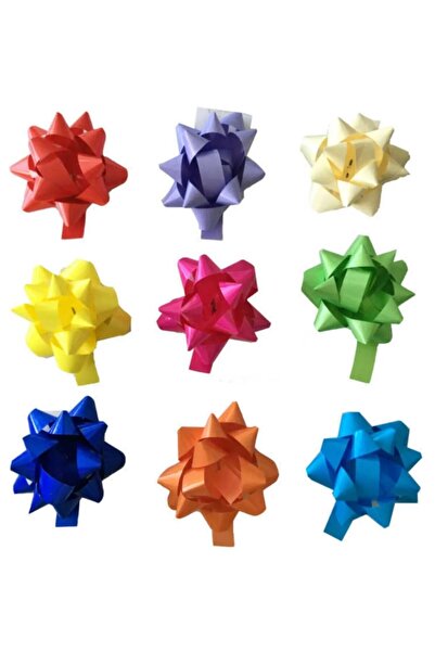 Ambalaj Evi 25 bucăți de ornamente adezive colorate în formă de stea pentru d...