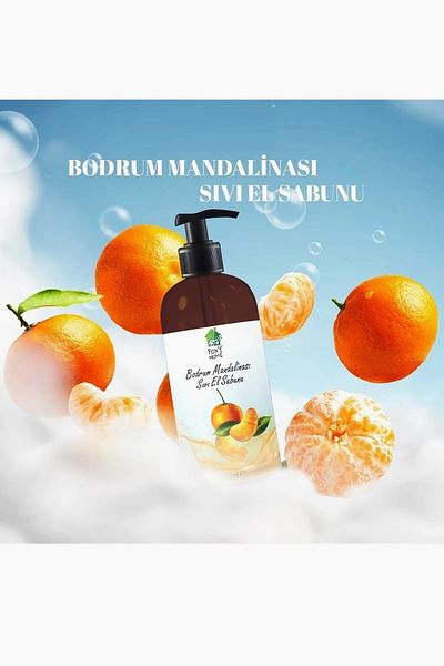 Poxy Bodrum Tangerine Liquid Hand Soap 400 ml