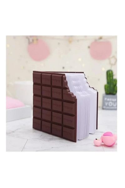 ÖZ KIRTASİYE Square Chocolate Notebook Scented Unlined