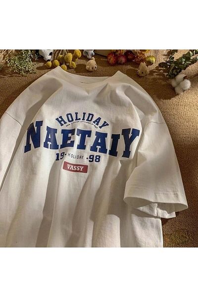 FANBOX SHOP White Unisex Holiday Naetaiy T-Shirt