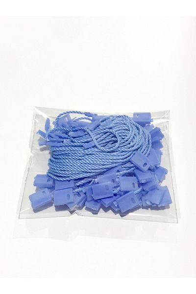 Grdall 100 Pieces - Locked Thread - Product Thread - Locked Label Thread - Blue Color