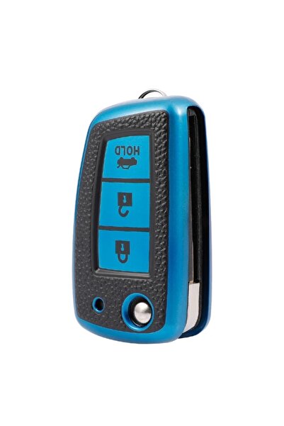 AYCANSTORE Husă Tpu pentru telecomandă Nissan Switchblade 3 butoane (albastru)