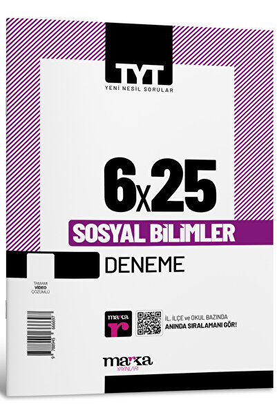 Marka Yayınları 2026 Tyt Sosyal Bilimler 6 Deneme Tamamı Video Çözümlü