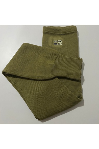 EZER Унисекс комплект от блуза с къс ръкав и долнище от плетена вълна, подпла...