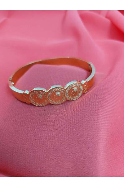 Demeter 3 Çeyrekli Altın Renk Çelik Kelepçe