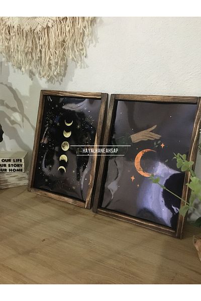 HAYALHANE AHŞAP Комплект маси Moon Design