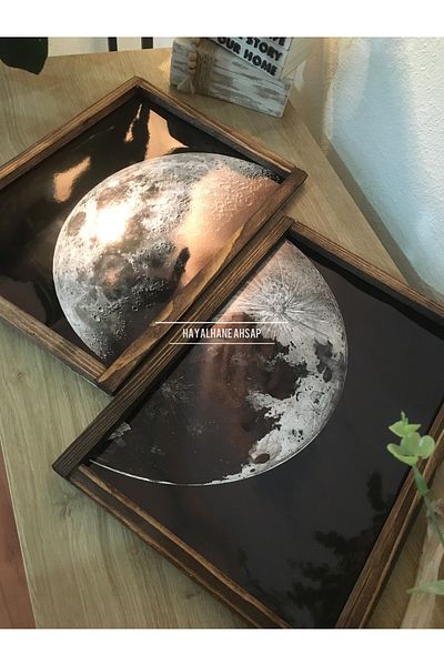 HAYALHANE AHŞAP Комплект маси Moon Design