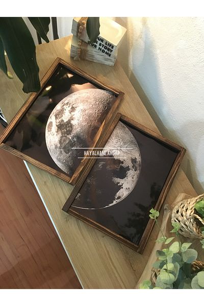 HAYALHANE AHŞAP Комплект маси Moon Design