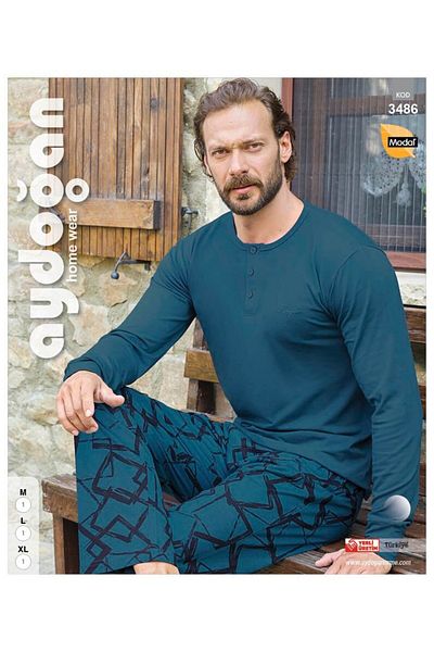 Aydoğan Men's Modal Pajama Set 3486