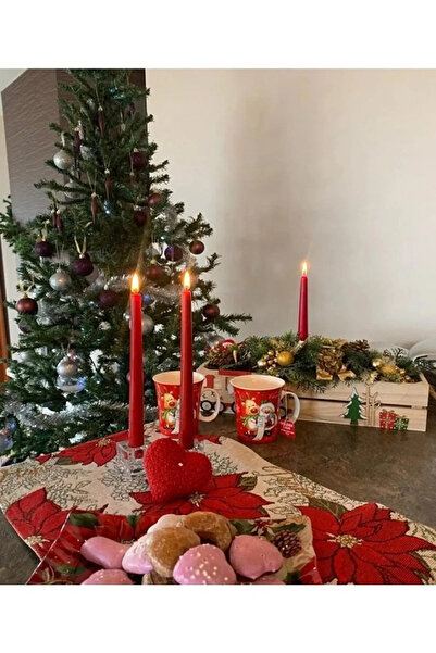 btm home 4'lü Kokulu Şamdan Mum Seti - Sedefli